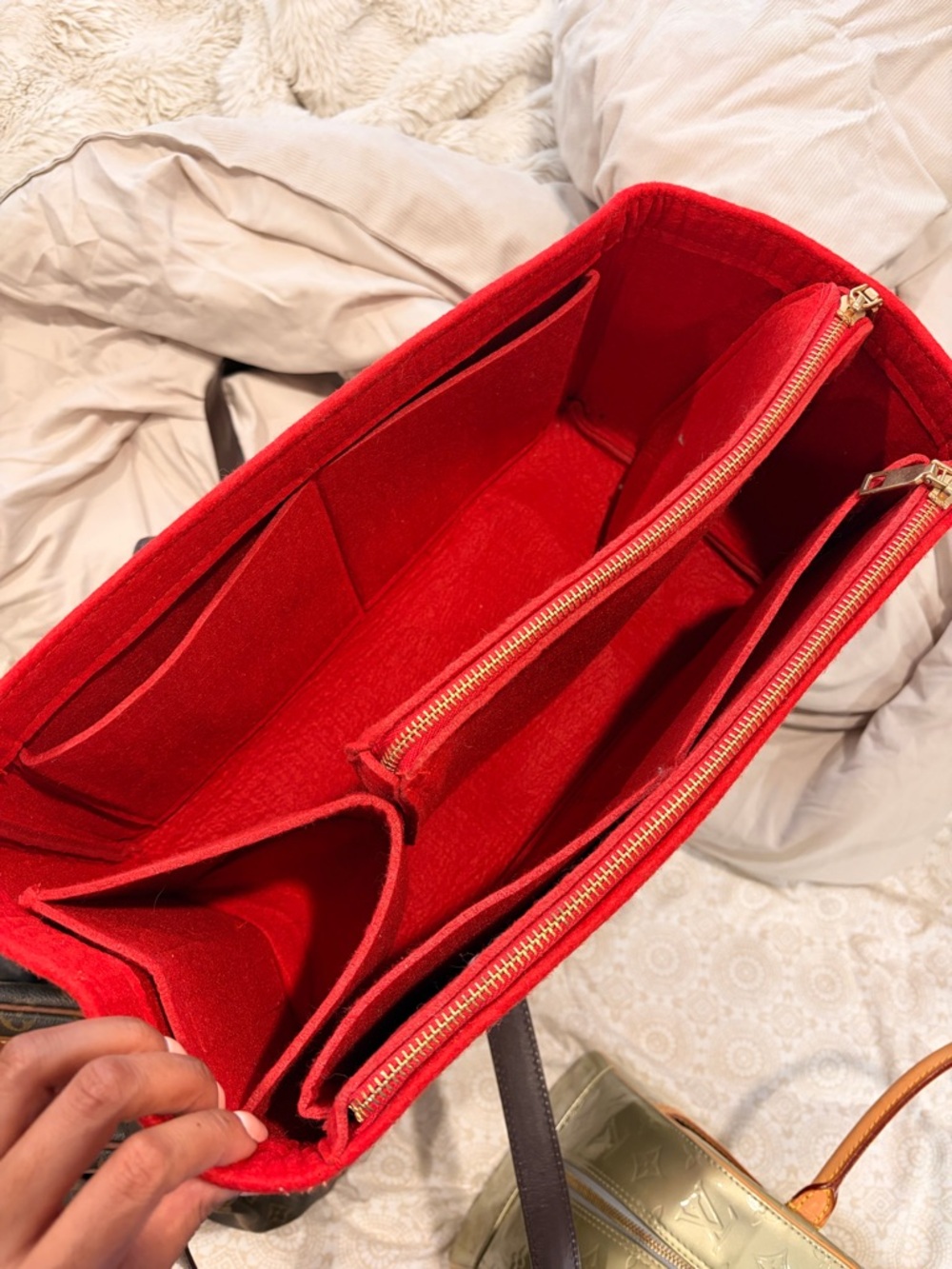 Louis Vuitton Vernis Tompkins, Mitzve & Hampstead Damier GM Tote **BUNDLE** - Picture 16 of 17